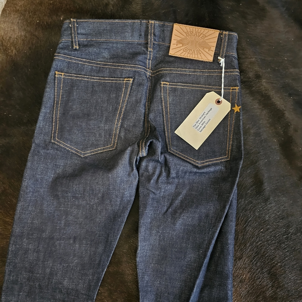 Brave Star Mens Jeans 29x36 15oz Salvage Denim